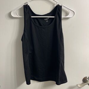 Old Navy Black Fitted Sleeveless Tank Top